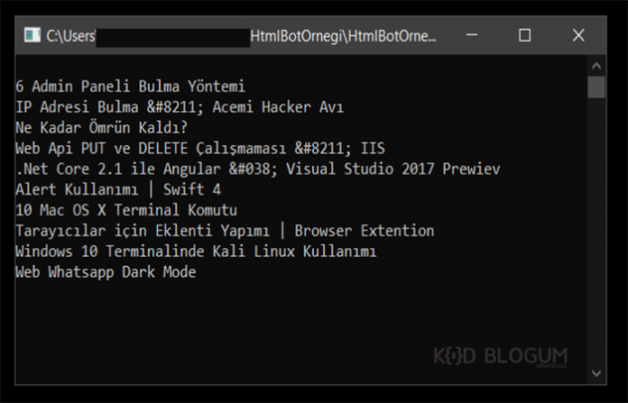 C#-Web-Botu